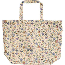 Załaduj obraz do przeglądarki galerii, Torba pikowana w kwiaty na zakupy / plażowa Ib Laursen