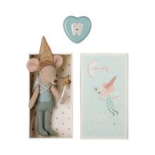 Załaduj obraz do przeglądarki galerii, Maileg Wróżka zębuszka chłopiec 16cm -Tooth fairy in box
