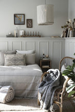 Załaduj obraz do przeglądarki galerii, Fotel rattanowy naturalny Jannie Ib Laursen