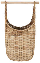 Załaduj obraz do przeglądarki galerii, Kosz z uchwytem na papier toaletowy szary rattan Ib Laursen