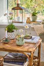 Załaduj obraz do przeglądarki galerii, Wazon z 6 otworami Marina ceramiczny przydymiona zieleń Ib Laursen