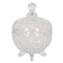 Załaduj obraz do przeglądarki galerii, Szklana bomboniera 15 x 20 cm retro Clayre Eef