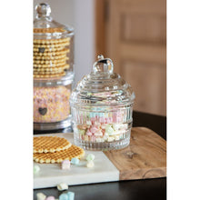 Załaduj obraz do przeglądarki galerii, Szklany pojemnik muffinka , babeczka 19 x 13 cm Clayre Eef