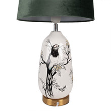 Załaduj obraz do przeglądarki galerii, Lampa stołowa ceramiczna ptaki Clayre Eef
