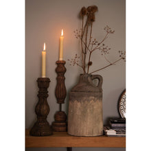 Załaduj obraz do przeglądarki galerii, Drewniany świecznik brązowy 30 cm Clayre Eef
