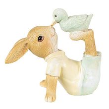 Załaduj obraz do przeglądarki galerii, Figurka króliczek leżący wielkanocny 7 cm Clayre Eef
