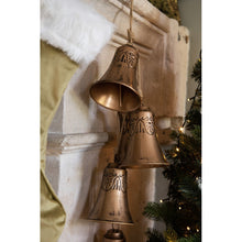 Załaduj obraz do przeglądarki galerii, Żelazny dzwon w kolorze miedzi świąteczny Clayre Eef