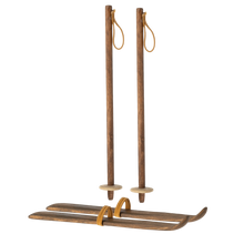 Załaduj obraz do przeglądarki galerii, Maileg Narty dla myszek - SKI and SKI POLES Mum & Dad mouse