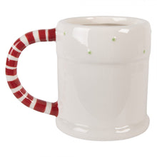 Załaduj obraz do przeglądarki galerii, Kubek Domek z piernika 400 ml Biały ceramiczny Clayre & Eef