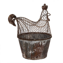 Załaduj obraz do przeglądarki galerii, Kosz druciany Kura Country duży Clayre Eef
