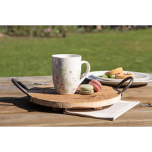 Załaduj obraz do przeglądarki galerii, Kubek porcelanowy wiosenny w kwiaty 350 ml Clayre Eef