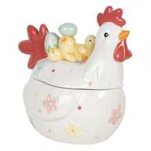 Załaduj obraz do przeglądarki galerii, Kura ceramiczna ozdobna kolorowa na jajka Clayre Eef
