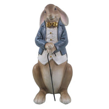 Załaduj obraz do przeglądarki galerii, Figurka wielkanocna Pan Królik duży 32 cm Clayre Eef