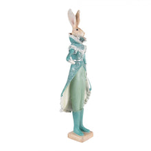 Załaduj obraz do przeglądarki galerii, Królik figurka ozdobna królik miętowy 44 cm  Clayre Eef

