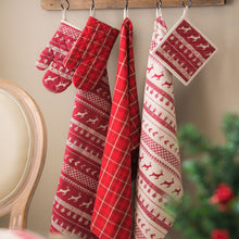 Załaduj obraz do przeglądarki galerii, Ręcznik kuchenny bawełniany świąteczny Clayre Eef
