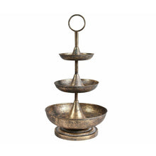 Załaduj obraz do przeglądarki galerii, Etażerka stare złoto Barok Old duża