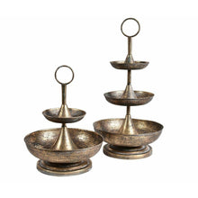 Załaduj obraz do przeglądarki galerii, Etażerka stare złoto Barok Old duża