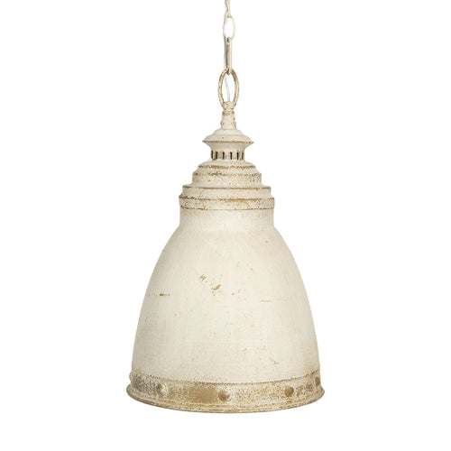 Lampa wisząca kremowa retro 28 x 45 cm Clayre Eef