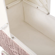 Załaduj obraz do przeglądarki galerii, Wózek Doll Pram - Rattan Rose by Astrup