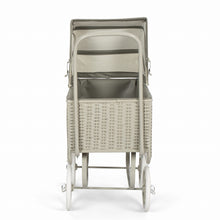 Załaduj obraz do przeglądarki galerii, Wózek Doll Pram - Rattan grey by Astrup