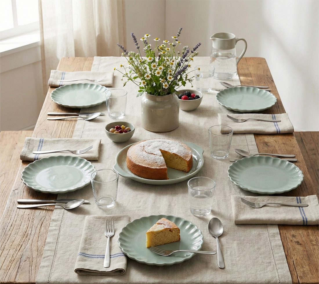 Kolekcja IB Laursen Mynte. Nakrycie stołu.