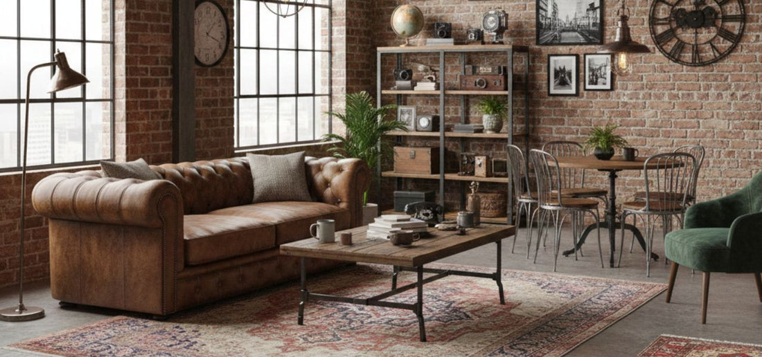 Styl industrialny i vintage we wnętrzu – czy da się to połączyć?