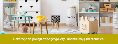 Dekoracje do dziecięcego pokoju
