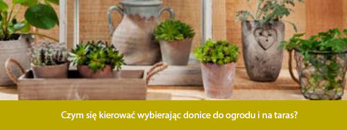 Donice do ogrodu i na taras