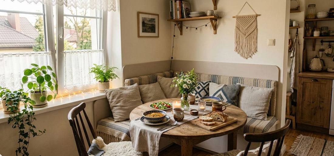 Jak urządzić przytulny kącik jadalniany? 3 kroki do kuchni, z której nie chce się wychodzić