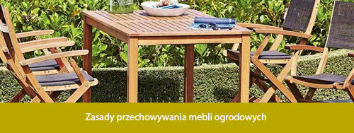 Zasady przechowywania mebli ogrodowych