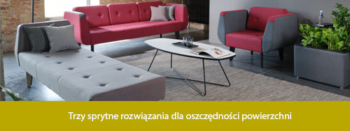 Trzy sprytne rozwiązania dla oszczędności powierzchni