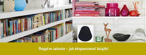 Regał w salonie – jak eksponować książki