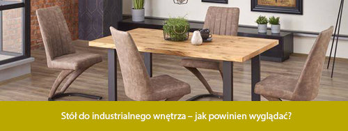 Stół do industrialnego wnętrza