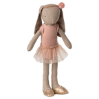 Króliczek rozmiar 2, Klasyczny - Strój baletowy i spódnica różowa Maileg