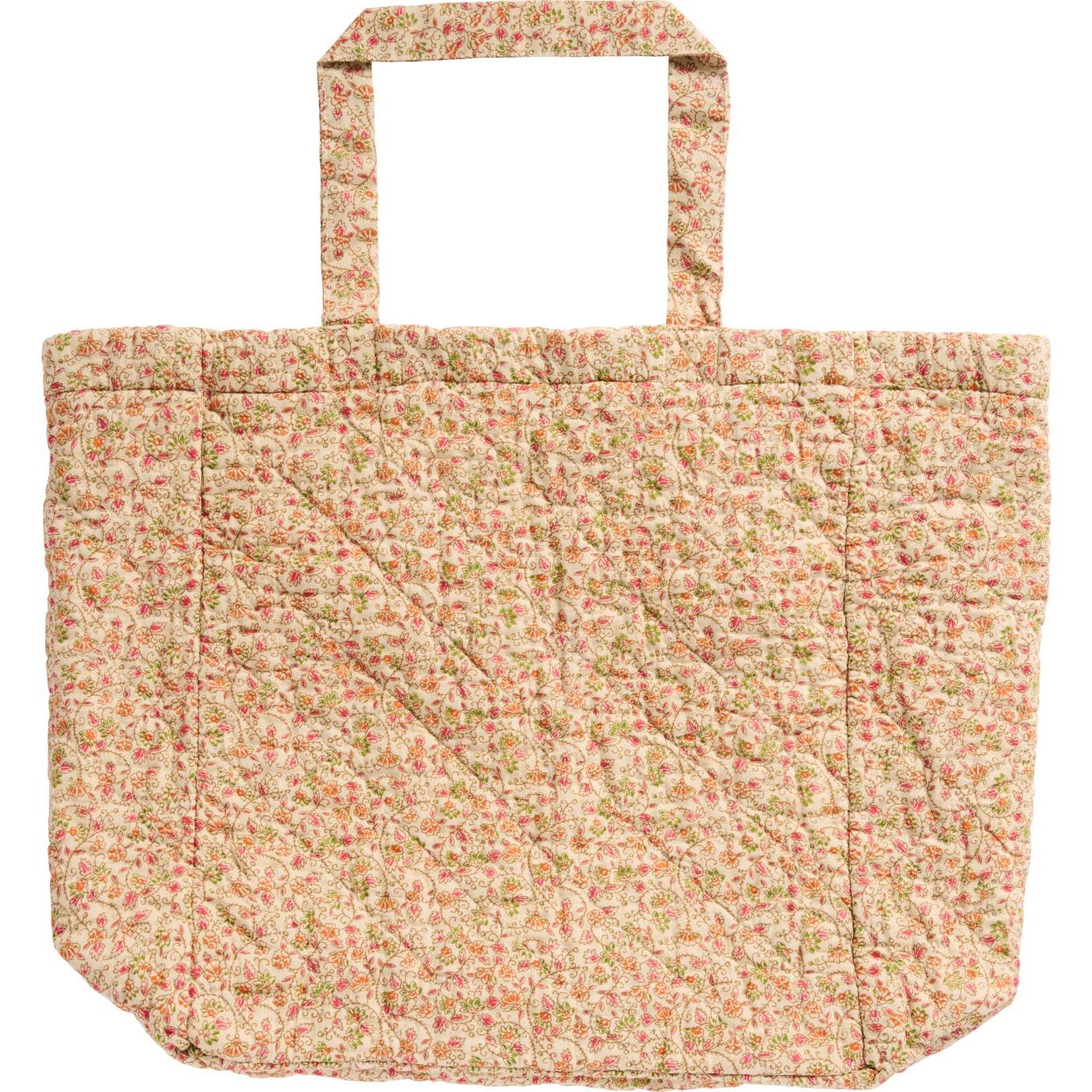 Torba pikowana w kwiaty na zakupy / plażowa Ib Laursen