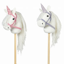 Załaduj obraz do przeglądarki galerii, Róg i kantar jednorożca do Hobby Horse, fioletowy by Astrup
