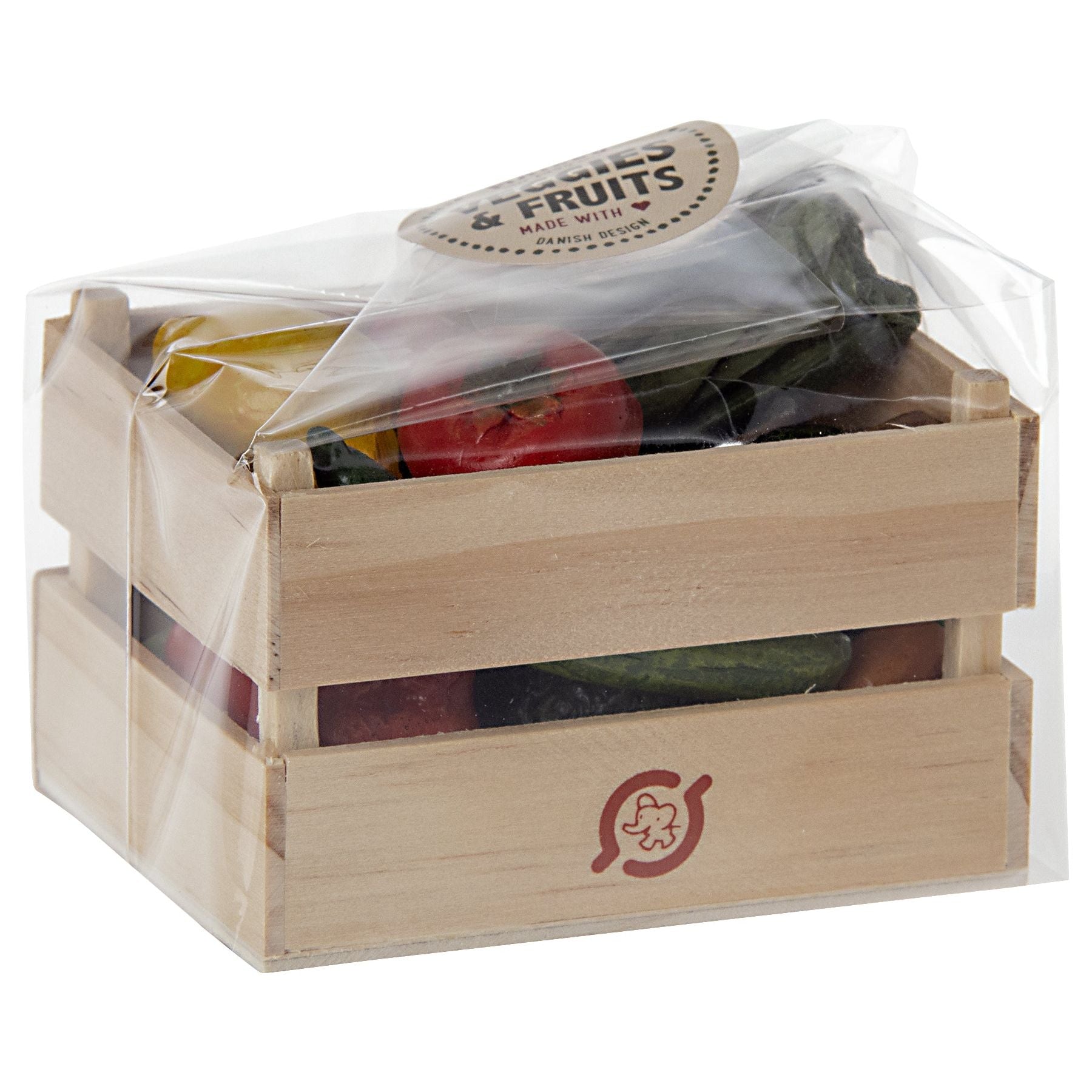 Maileg - Warzywa i owoce w skrzynce 4cm - VEGGIES and FRUITS