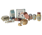 Akcesoria dla Myszek- pudełko z zakupami Miniature grocery box Maileg