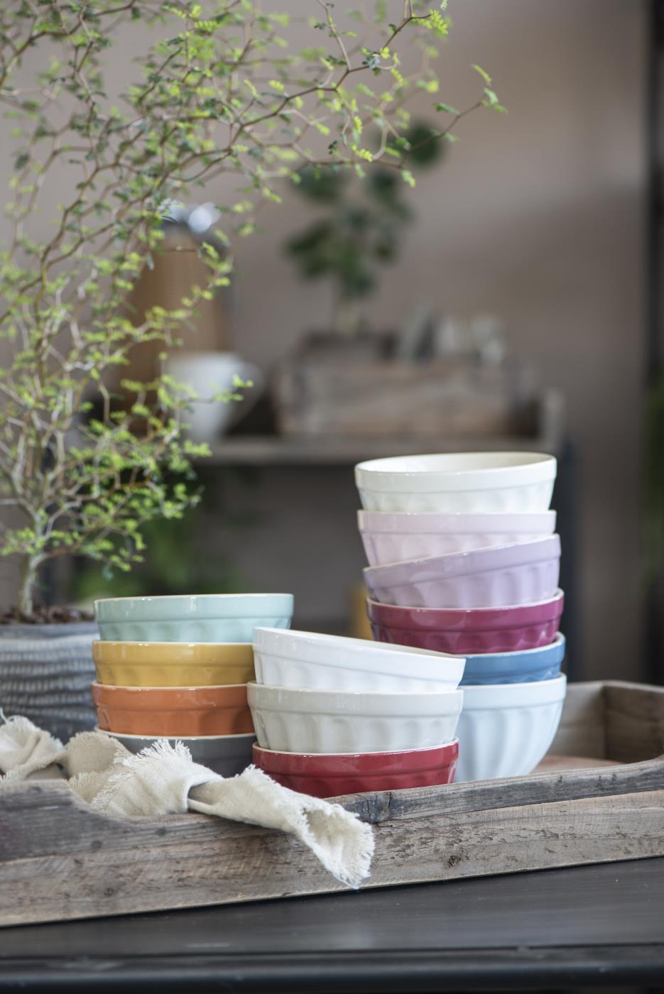 Miseczka ceramiczna czerwona do musli 13 cm Ib Laursen