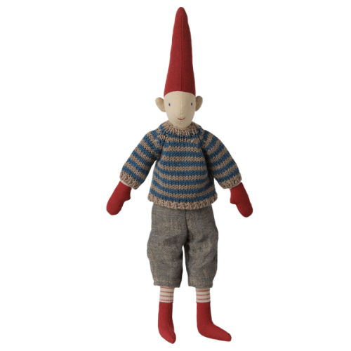 Skrzat Pixy Boy Size 2 Striped Knitted Sweater Maileg