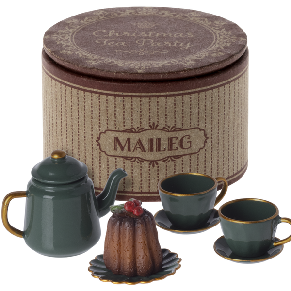 Zestaw do herbaty 4cm - Christmas Tea Party Maileg