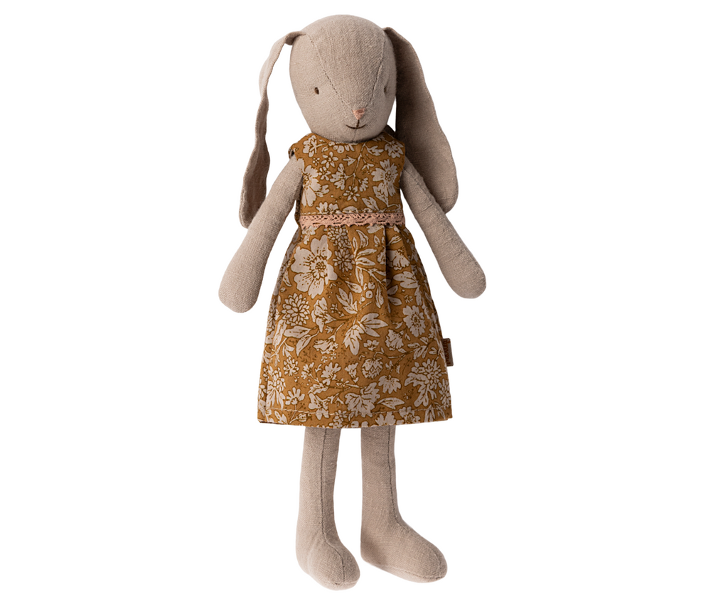 MAILEG Króliczek 23cm - Bunny flower dress size 2