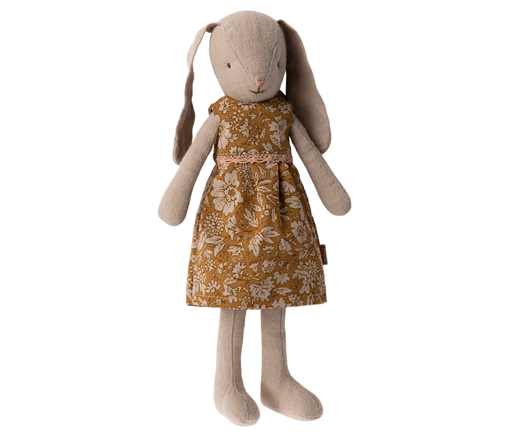 MAILEG Króliczek 23cm - Bunny flower dress size 2