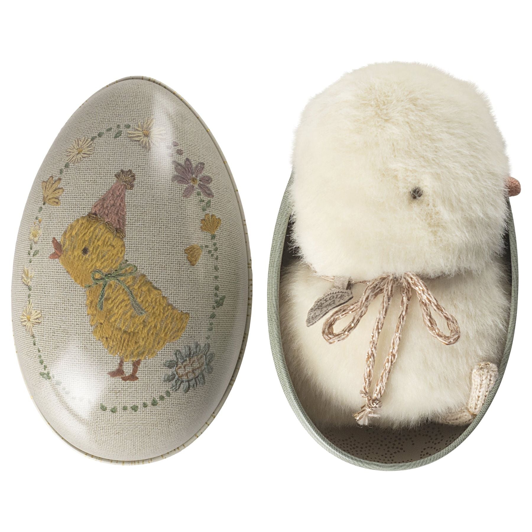 Maileg Pluszowy kurczaczek 10cm - Chicken plush mini