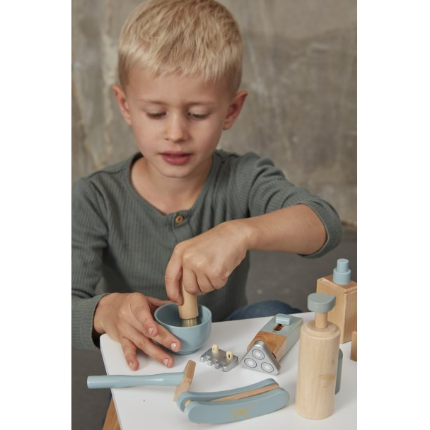 Zestaw Barbera drewniany do zabawy, 8 el., by Astrup