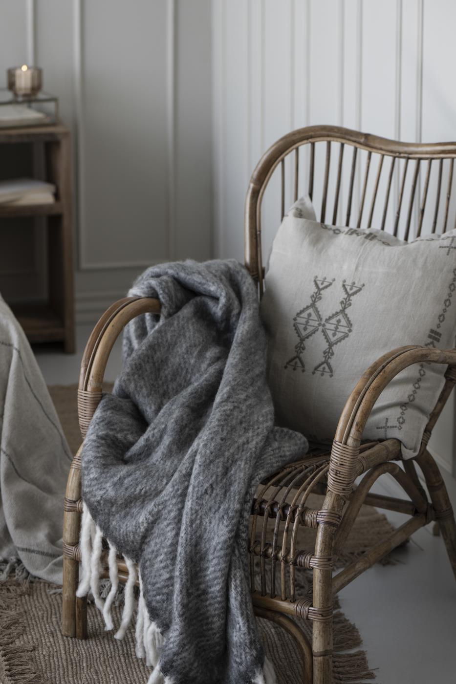 Fotel rattanowy naturalny Jannie Ib Laursen