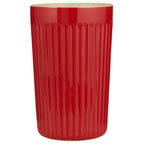 Kubek do kawy latte czerwony ceramiczny Truskawka Ib Laursen