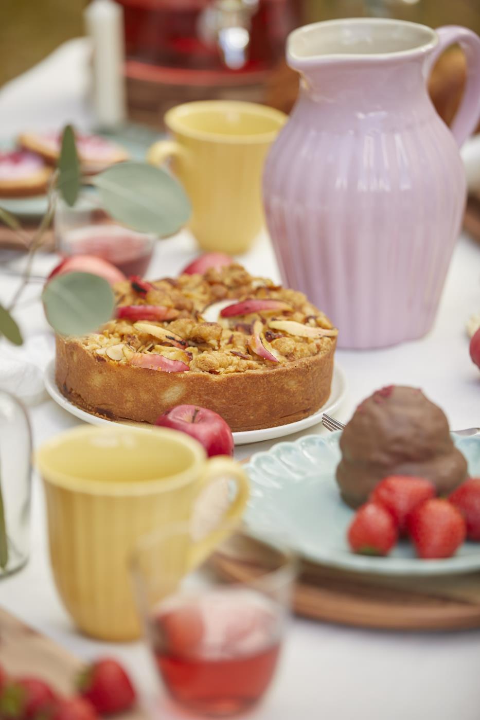 Kubek z rowkami Mynte żółty Lemonade Ib Laursen