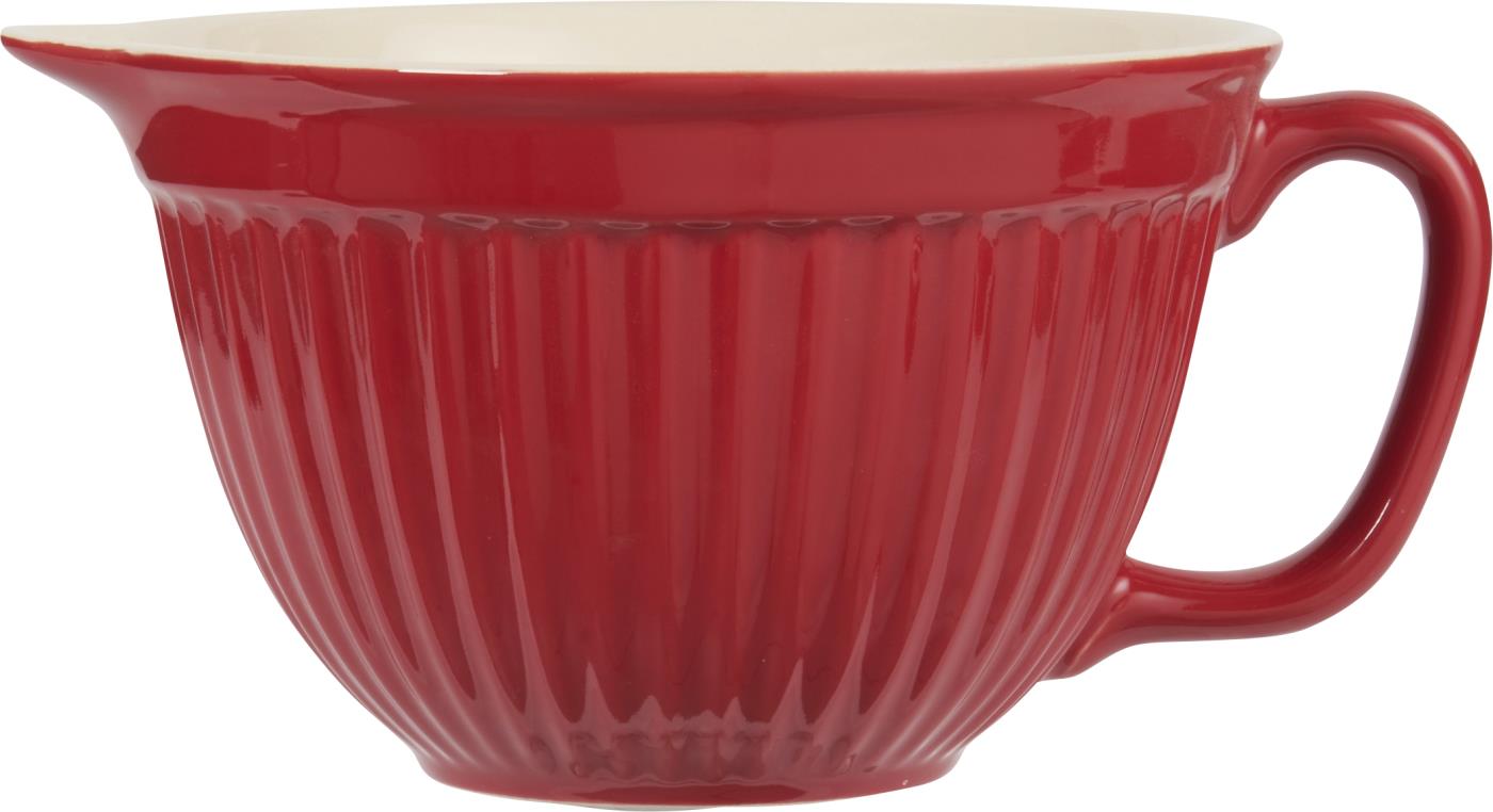 Miska ceramiczna do ciasta Mynte czerwona Strawberry Ib Laursen