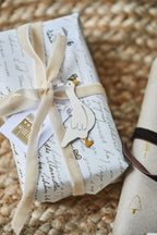 Wstążka aksamitna na szpuli 10 m kremowa Ib Laursen